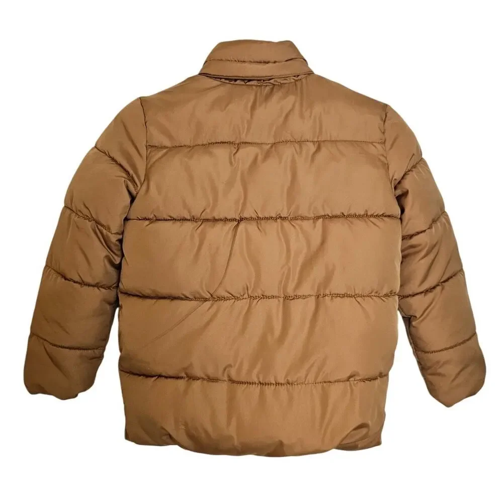 Gap Kids Acorn Tan Cold Control Max Puffer Academia Winter Utility Coat